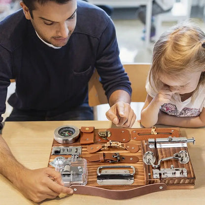 Children Busy Board Montessori Toy DIY Accessories Lock Latch Door Sensory Cognition Toy Preschool Early Education Teaching Aids