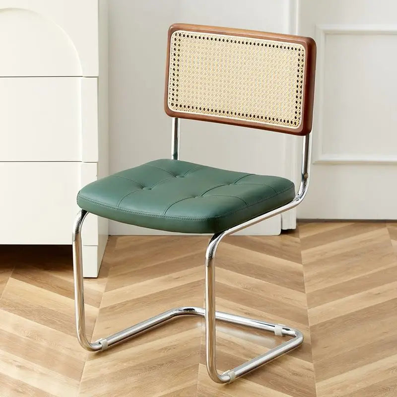 Mid-Century Modern Dining Chairs with Metal Frame, Multiple Styles Leisure chair for Kitchen, Living Room, Office , Muebles