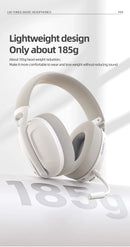 SmailWolf-L80 Bluetooth wireless three-mode headphones headset lightweight headset 2.4G gaming headsets sports bass