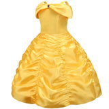 Girls Belle Dress Kids Ball Gown Princess Costume Beauty and Beast Children Christmas Birthday Carnival Party Cosplay Disguise