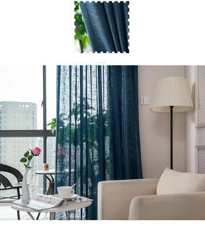 Japanese cotton linen sheer curtains for bedroom living room curtains for study curtain living room set plan curtain tulle