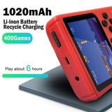 Retro Portable Mini Handheld Video Game Console 8-Bit 3.0 Inch Color LCD Kids Color Game Player Built-in 400 Games
