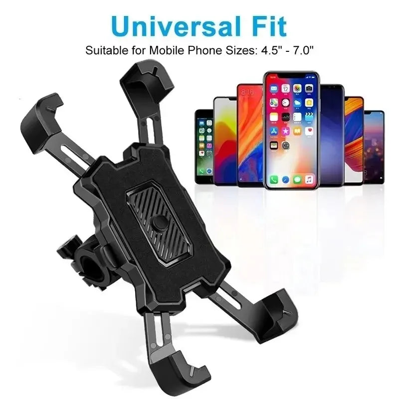 Soporte de teléfono para bicicleta eléctrica giratorio de 360° para iPhone, Xiaomi, bicicleta de montaña, moto, motocicleta, soporte antideslizante para ciclismo