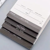 Mini daily checklist planner. Desk time schedule. Office/school notebook/planner. Stationery weekly planner.