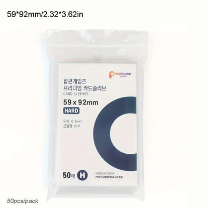 Card Film Protective Film Transparent Card Holder CPP Album Binder Suitable for Camera Storage Album Protection