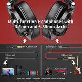 Oneodio A71 Wired Over Ear HiFi Headphones With Mic Studio DJ Headphone Professional Monitor Recording Mixing Headset For Gaming