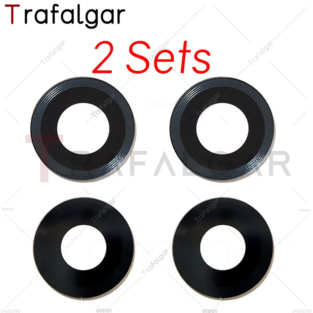Lente de cristal de la cámara trasera para Motorola MOTO G54 5G XT2343-1 XT2343-2, repuesto con adhesivo.