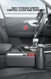Universal Car Seat Gap Organizer Storage Box Multifunction Leather Crevice Side Storage Pocket Wallet Keys Card with Cup Holder