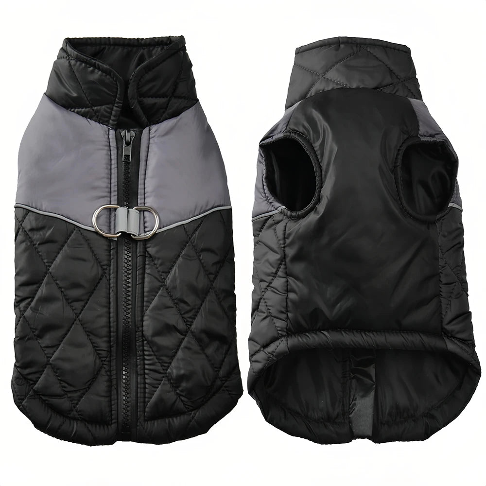 Winter Dog Jacket Windproof Reflective Pet Clothes For Small Big Dogs Cat Costume Puppy Coat Vest With D-ring Chihuahua Outfits