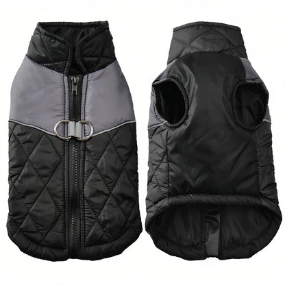 Winter Dog Jacket Windproof Reflective Pet Clothes For Small Big Dogs Cat Costume Puppy Coat Vest With D-ring Chihuahua Outfits