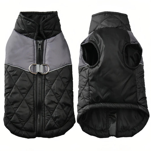 Winter Dog Jacket Windproof Reflective Pet Clothes For Small Big Dogs Cat Costume Puppy Coat Vest With D-ring Chihuahua Outfits