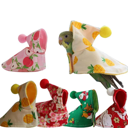 Ropa para pájaros, bonita y colorida, para vestir y proteger a tus loros. Cómoda tela para pájaros, traje para periquitos.