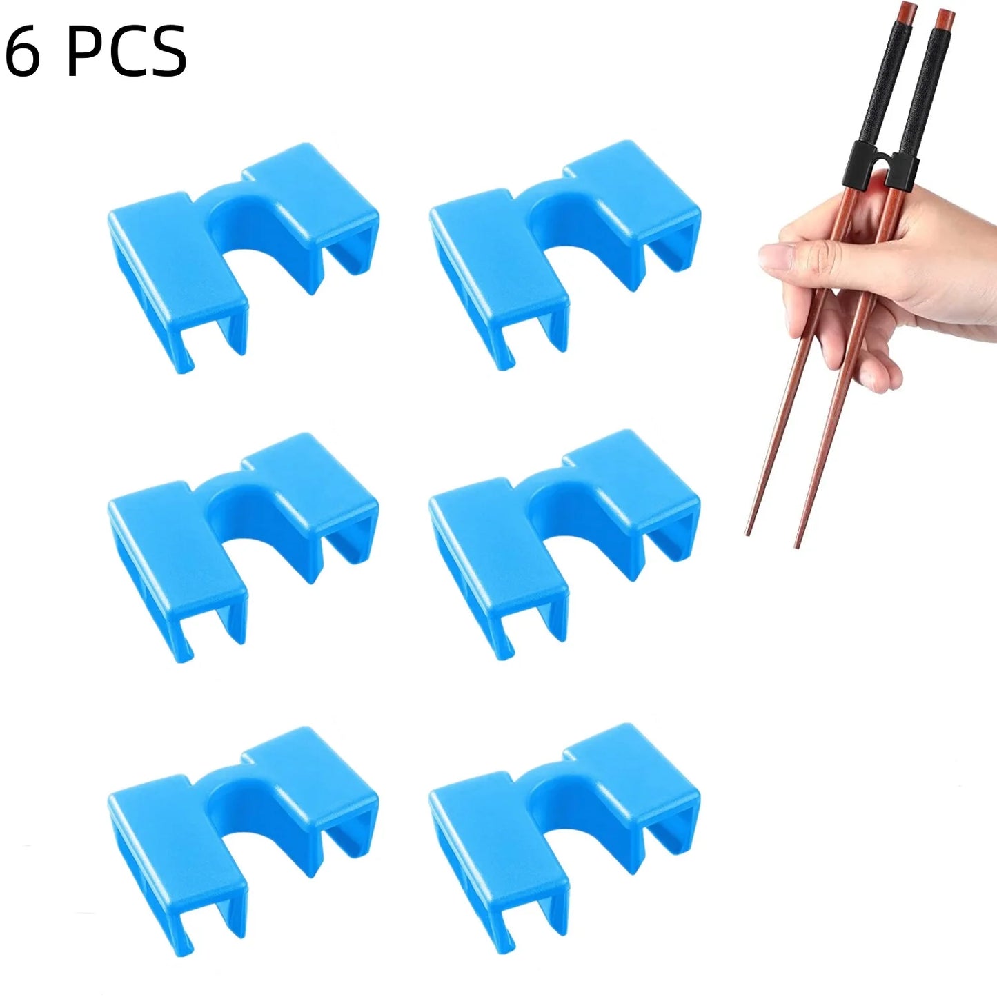 5/6/8PCS Reusable Chopstick Helpers Training Chinese Chopstick Holder For Children Beginner Trainers Learner Kitchen Tableware