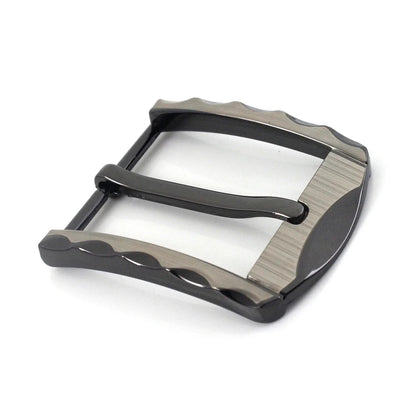 1piece 40mm Metal Belt Buckle Half Heel Bar Buckle Men's  Single Pin Buckle Leather Belt Parts Accesories DIY Fit for 36-39mm