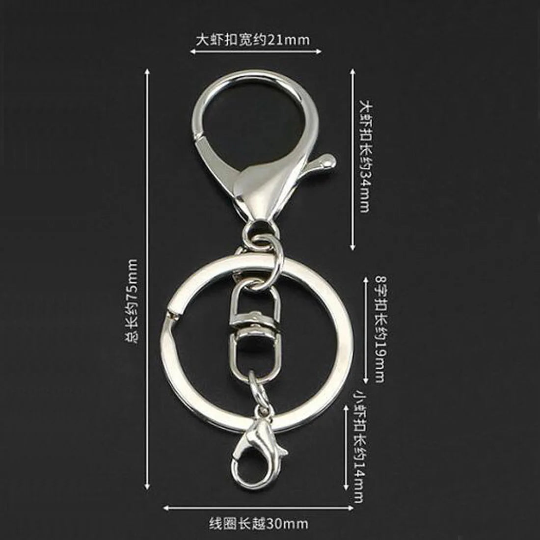 Portable lip gloss electronic pen pendant lip gloss keychain 13mm silicone ring