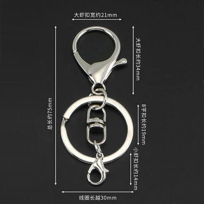 Portable lip gloss electronic pen pendant lip gloss keychain 13mm silicone ring