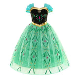 Snow Queen Elsa Dresses for Girls Costumes Kids Cosplay Halloween Princess Children Gowns Clothing Party Dresses Outfits 2-10Yrs