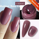 UR SUGAR 15ml Extension Nail Gel Polish Nails Finger Form Clear Nude Pink Nail Art Camouflage Hard Gel Acrylic Nail Manicur