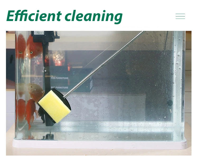 Aquarium Fish Tank Glass Plant Cleaning Brushes Floating Clean Window Algae Scraper Sponge Accessories Tools High Quality