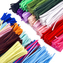 100pcs Chenille Stems Toys DIY Strips Twist Bar Anvil Wire Craft Pipe Creative Hobby Children Plush Stick Chenille Sticks