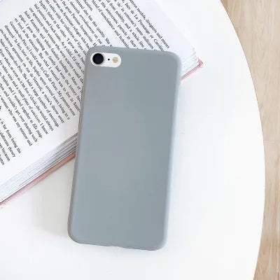 Funda para iPhone 7, 8, SE (2020, 2022), a prueba de golpes, TPU, silicona líquida, carcasa trasera protectora para iPhone SE (2020, 2022), funda blanda.