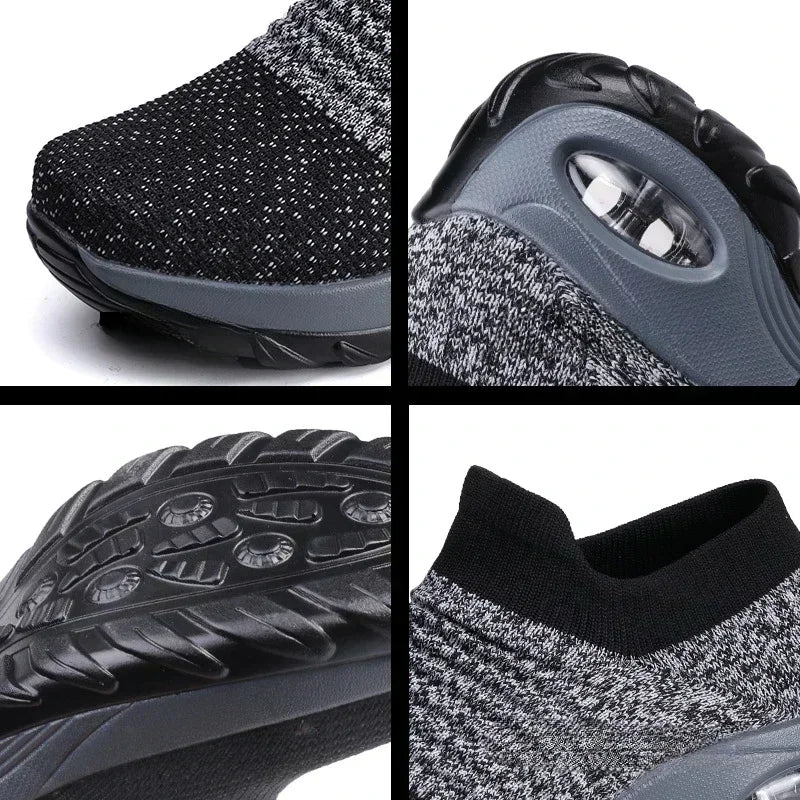 Zapatillas ortopédicas versátiles para mujer, zapatos de plataforma informales, antideslizantes y resistentes al desgaste.
