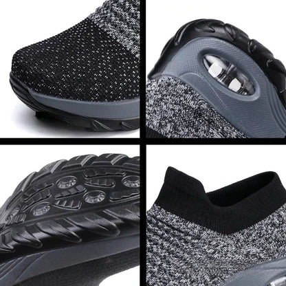 Zapatillas ortopédicas versátiles para mujer, zapatos de plataforma informales, antideslizantes y resistentes al desgaste.