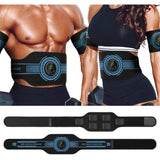 EMS Belt Massage Set Abdominal Fitness Device Intelligent Belt Full Body Muscle Stimulation Trainer USB Charging Version
