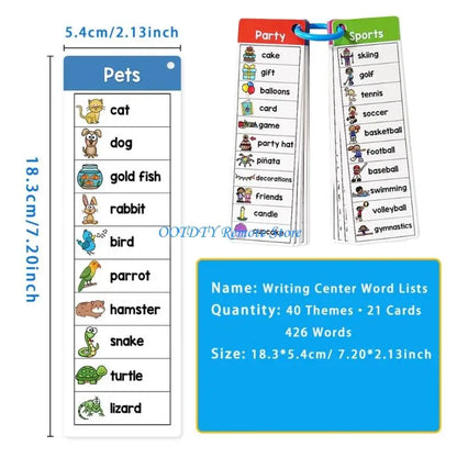 High Frequency Sight Words Double Sided Study Cards English Words Reading Cards For English Language Learning
