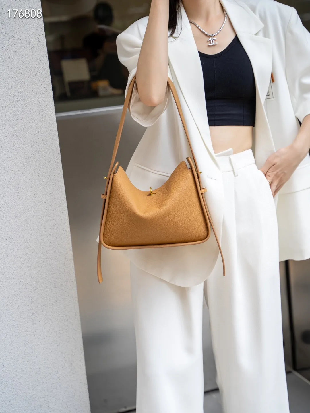 New Genuine Leather Luxury Designer Women's Shoulder Crossbody Underarm Bags Cowhide Ladies' Large Capacity Tote Bag Fashion Purse