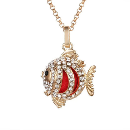 New Aroma Water Droplets Cage Lockets Necklace Heart Shaped Zircon Essential Oil Diffuser Set Combination Woman Pendant Jewelry