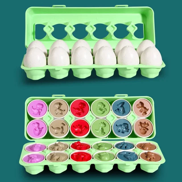 Ovos parafusos 3d quebra-cabeça montessori aprendizagem educação matemática brinquedos crianças forma jogo inteligente para crianças presentes educativos de páscoa