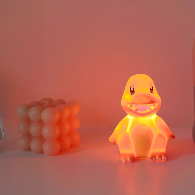 Pokemon Pikachu Glowing Night Light for Children, Cute Bedside Lamp, Presente de Aniversário Infantil, Brinquedo de Natal