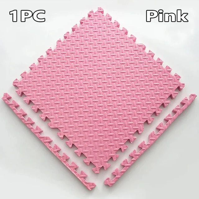 EVA Leaf Grain Floor Mats, Proteção de Ginásio Esportivo, Tapetes de Emenda Antiderrapantes, Thicken Shock Room Workout, Yoga Fitness, 30x30cm, 16Pcs