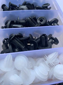 Mixed Size Car Plastic Retainer Clips Automobile Fender Push Pin Rivet Door Trim Panel Retainer Automobile BumperFasteners Tool