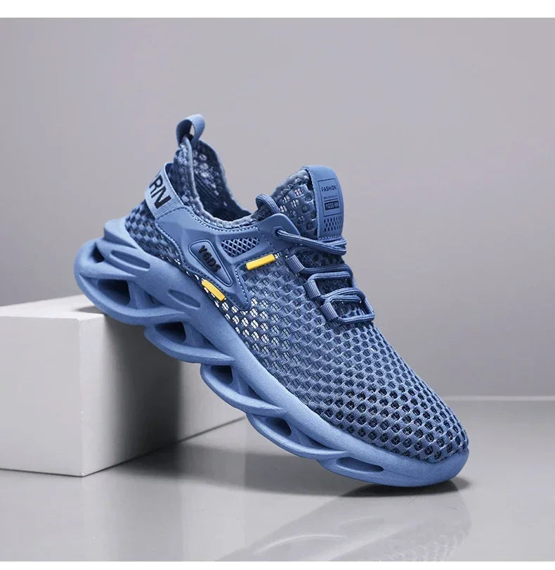 Men's Summer Mesh Sneakers - Breathable for Casual Outdoor Running Tennis Hiking & Luxury Platform Loafers Style