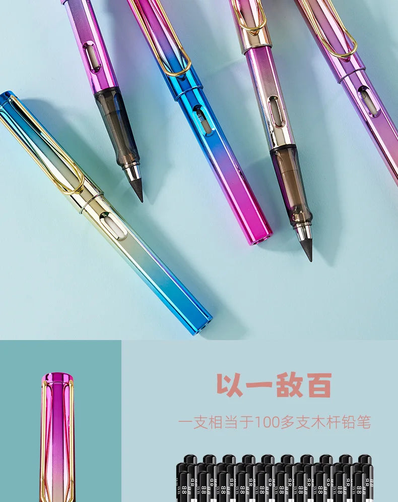 Unlimited Writing Pencil Infinity Pencils Eternity No Sharpening without Ink Kawaii Unlimited Pen Art Supplies School Stationery