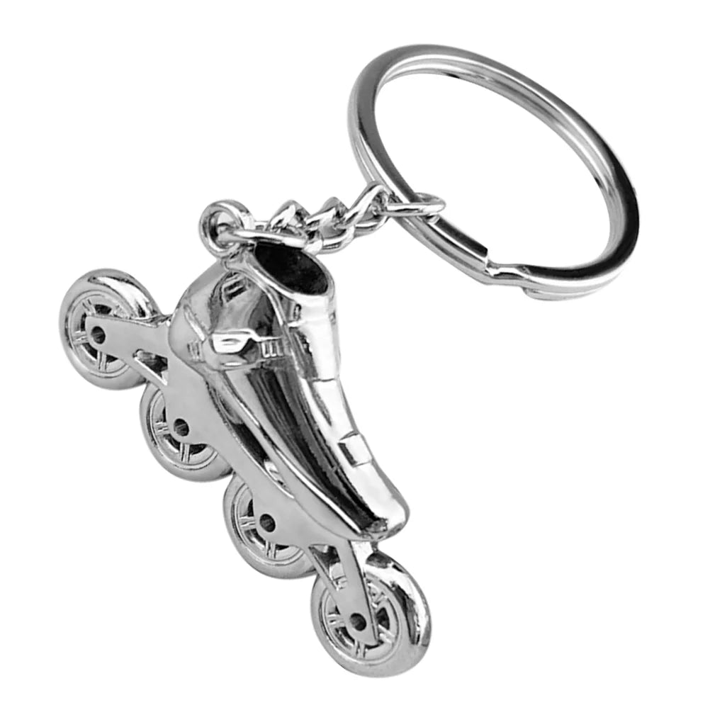 Llavero de patinaje sobre ruedas, llavero de coche, dije para bolso, regalo de patinaje