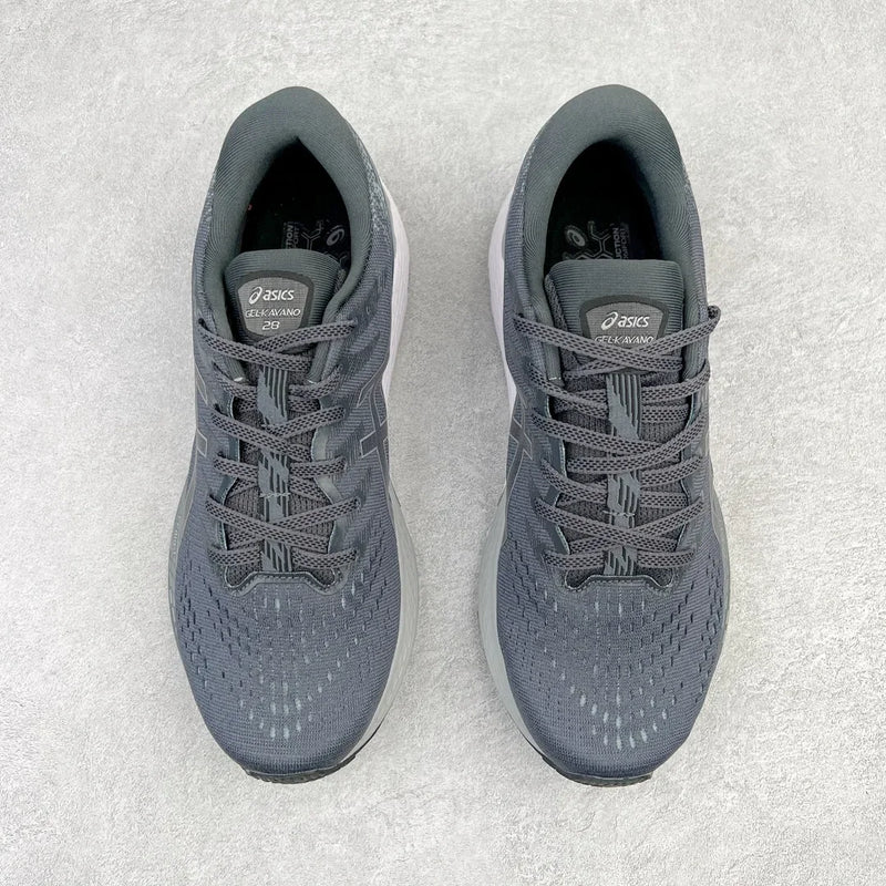 Zapatillas de running todoterreno originales Asics Gel Kayano 28 para hombre, amortiguación, estabilidad y transpirables.