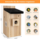 Real-time observation of nest construction 5 million pixel Outdoor Birdhouse camera DIY birdhouse nest box with camera