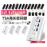TSA Customs Lock Luggage Compartment Password Lock Accessories PKE Buckle Trolley Case Accessories Buckle Luggage Bag Lock