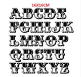 Letter Metal Cutting Dies Stencil Template Die Cut Scrapbooking Embossing Dies Art Decoration Craft Knife Mold
