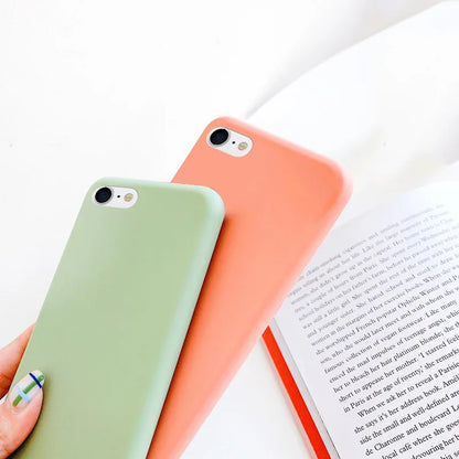 Funda para iPhone 7, 8, SE (2020, 2022), a prueba de golpes, TPU, silicona líquida, carcasa trasera protectora para iPhone SE (2020, 2022), funda blanda.