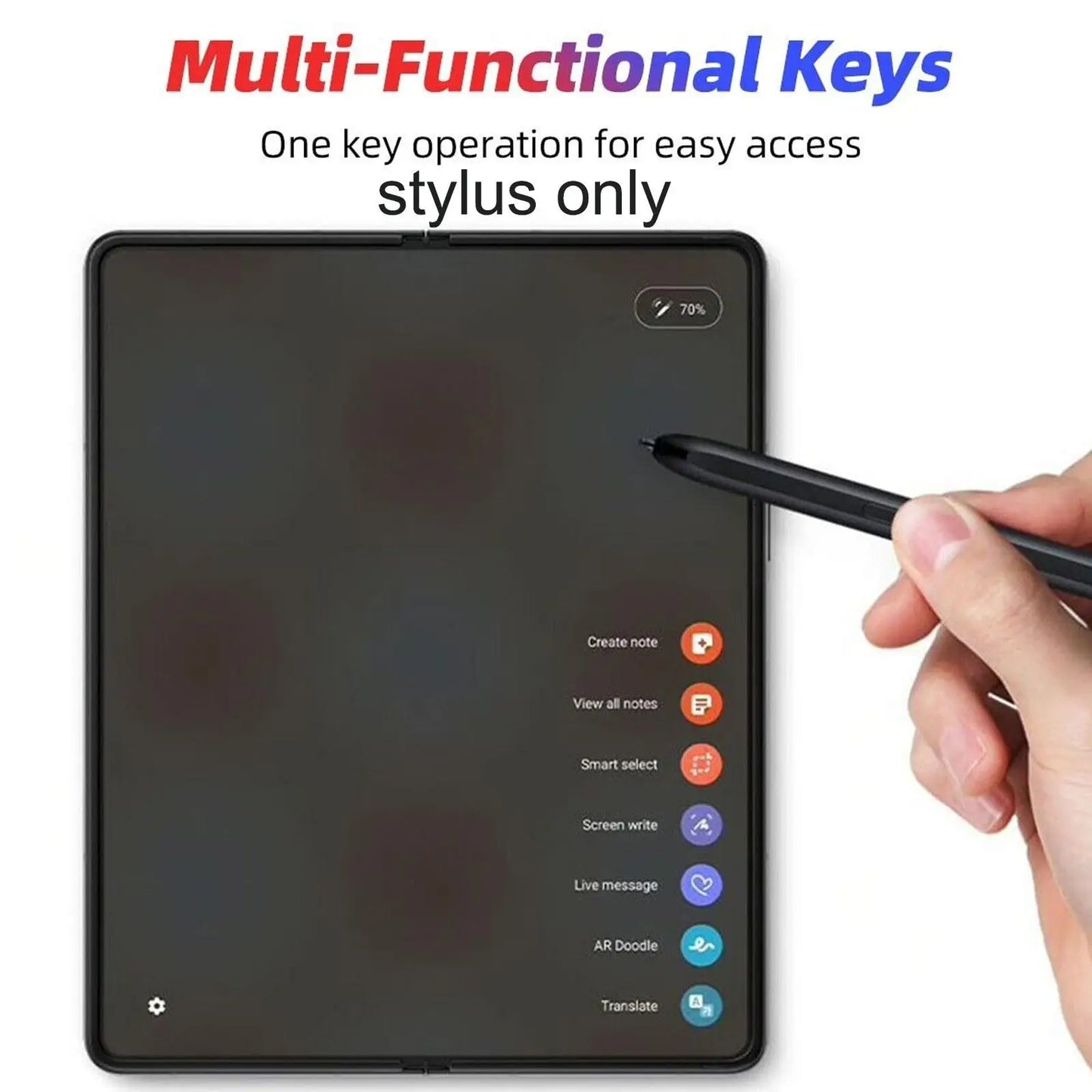 Suitable For Samsung Galaxy ZFold4 Styluspen Stylus Electromagnetic Pen Touch Pen Fold Phone Replacement Pen
