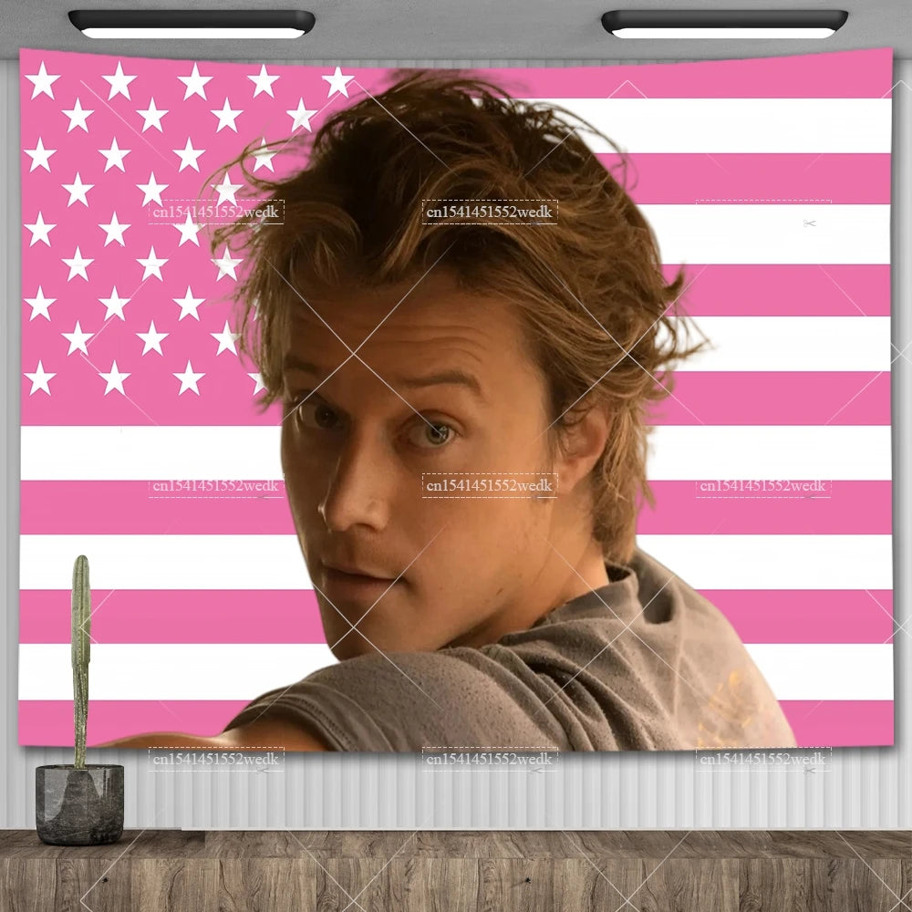 JJ Outerbanks Tapestry JJ Maybank American Flag Aesthetic Bedroom Decoration Obx Outer Banks Tapestrys Home And Garden Banner