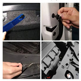 5/100pcs 8mm Plastic Rivets Fasteners Screw Car Bumper Fender Black Rivet Car Fastener Clips for Toyota Focus Kia Nissan Yamaha