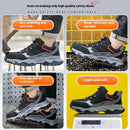 Anti-Piercing Steel Toe Safety Shoes, Certified Work Boots, Oilproof Slip Resistant for Construction & Industrial Shoes for Men