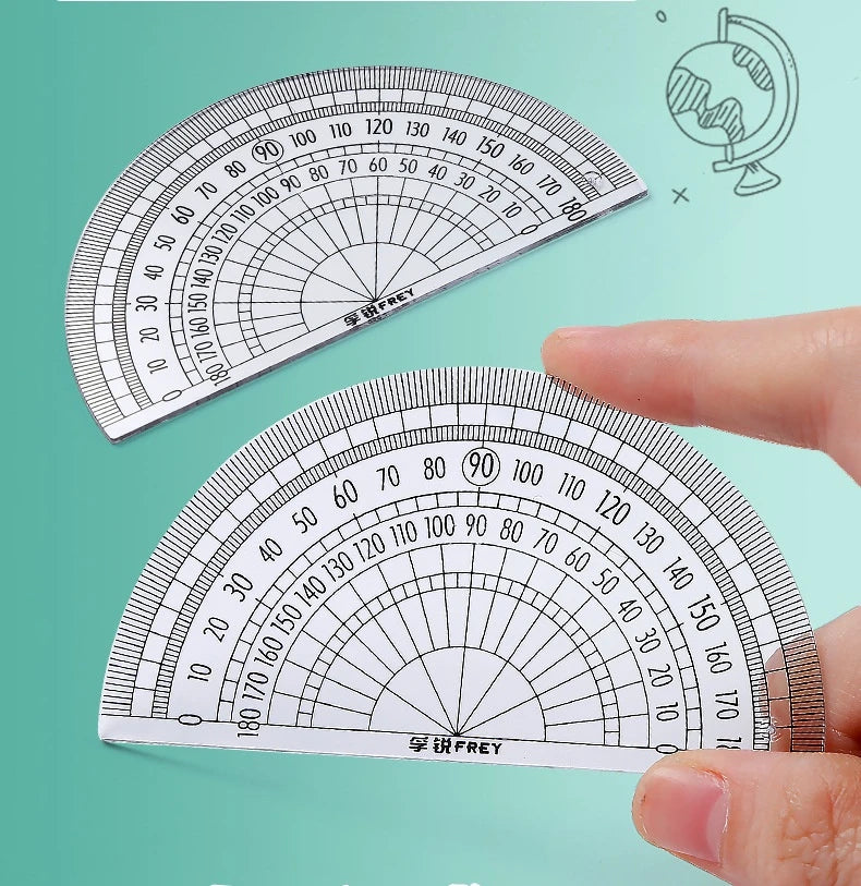 7-In-1 Multifunctional Compass Ruler Set Integrated High Aesthetic Drawing Office Tools for Primary Secondary School Stationery