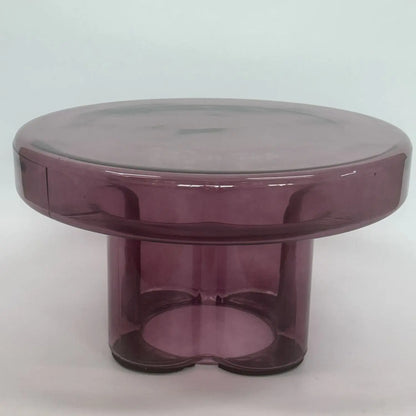 Artistic Glass Coffee Tables, Creative Design End Tables for Living Room , Stylish Accent Tea Table with Various Sizes & Colors