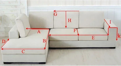 1PC Velvet Thicken Sofa Seat Cover Nordic Universal Sofa Cushion Slipcover Anti-slip L Corner Couch Towel Mat for Living Room